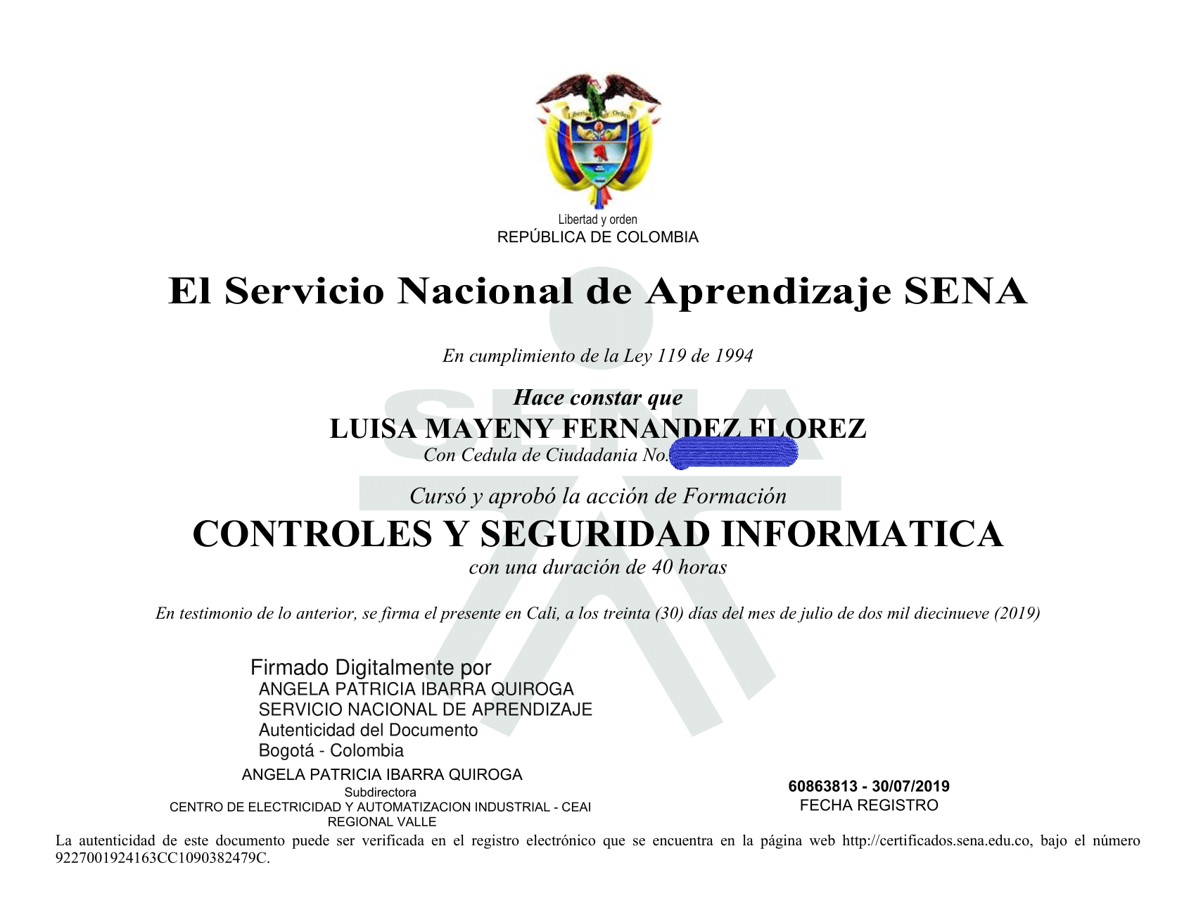 CONTROLES Y SEGURIDAD INFORMATICA